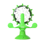Interactive Cat Toy Slow-Feed Rotating Treat Dispenser