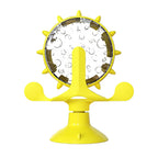 Interactive Cat Toy Slow-Feed Rotating Treat Dispenser