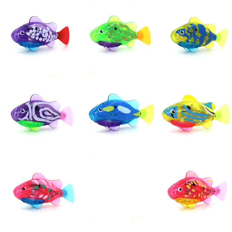 Interactive Cat Toy Swimming Motion & LED Lights