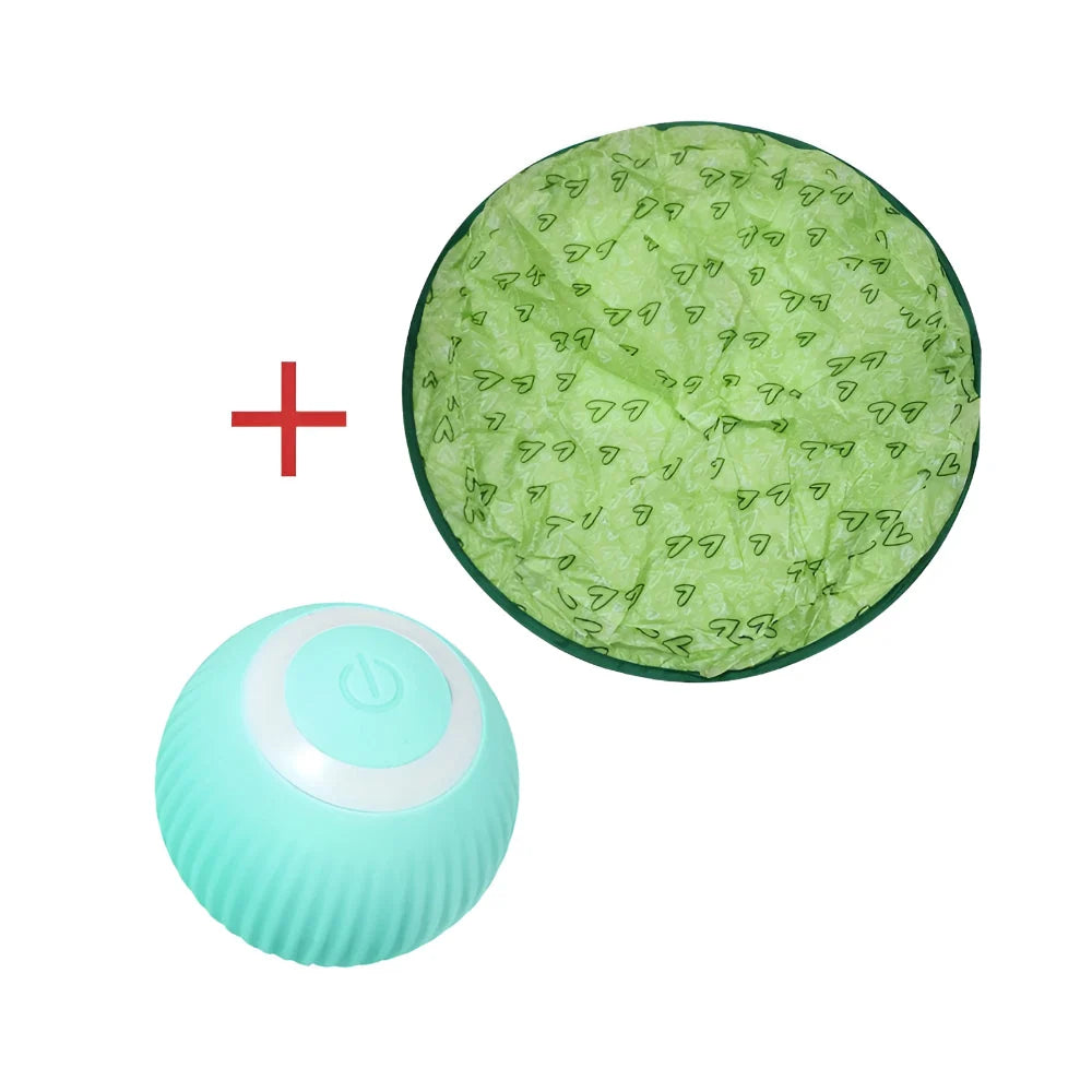 Interactive Cat Toy Touch-Activated Moving Chase Ball Auto Shut-Off