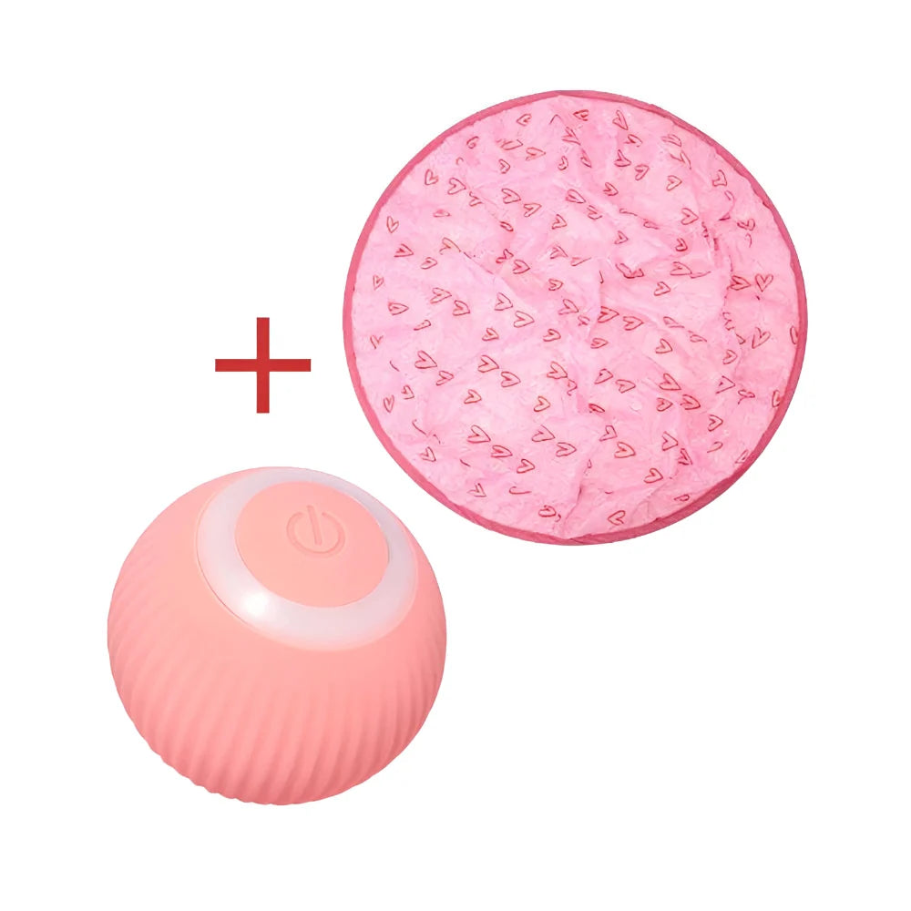 Interactive Cat Toy Touch-Activated Moving Chase Ball Auto Shut-Off