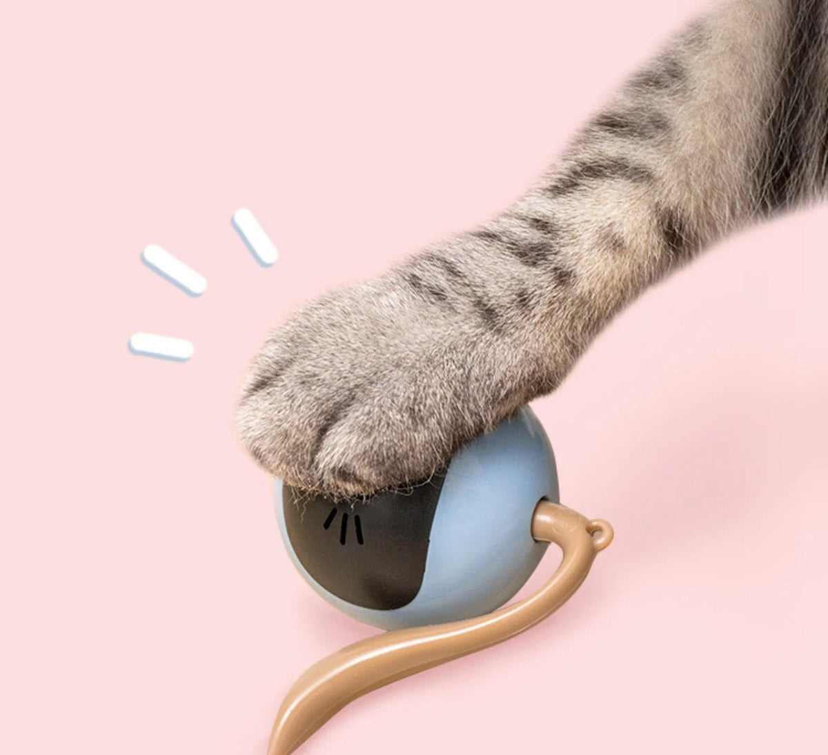 Interactive Cat Toy Unpredictable Motion USB Rechargeable