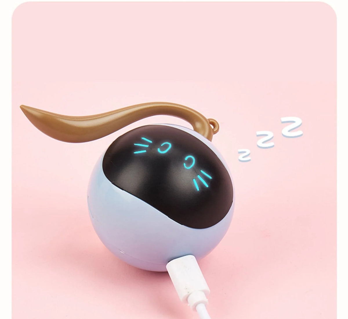 Interactive Cat Toy Unpredictable Motion USB Rechargeable