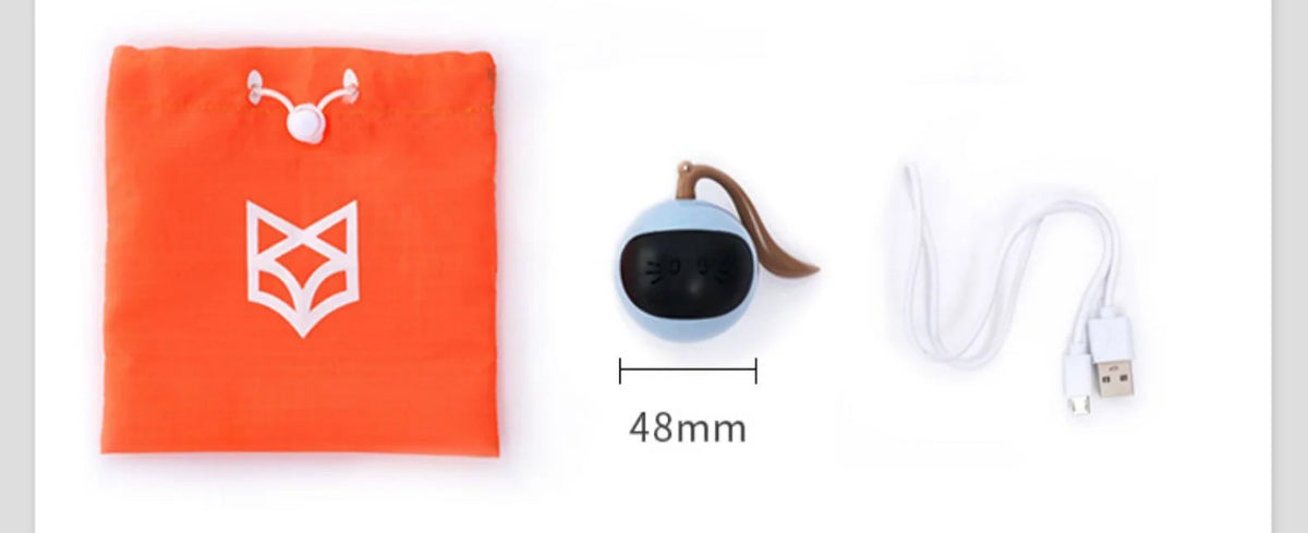 Interactive Cat Toy Unpredictable Motion USB Rechargeable