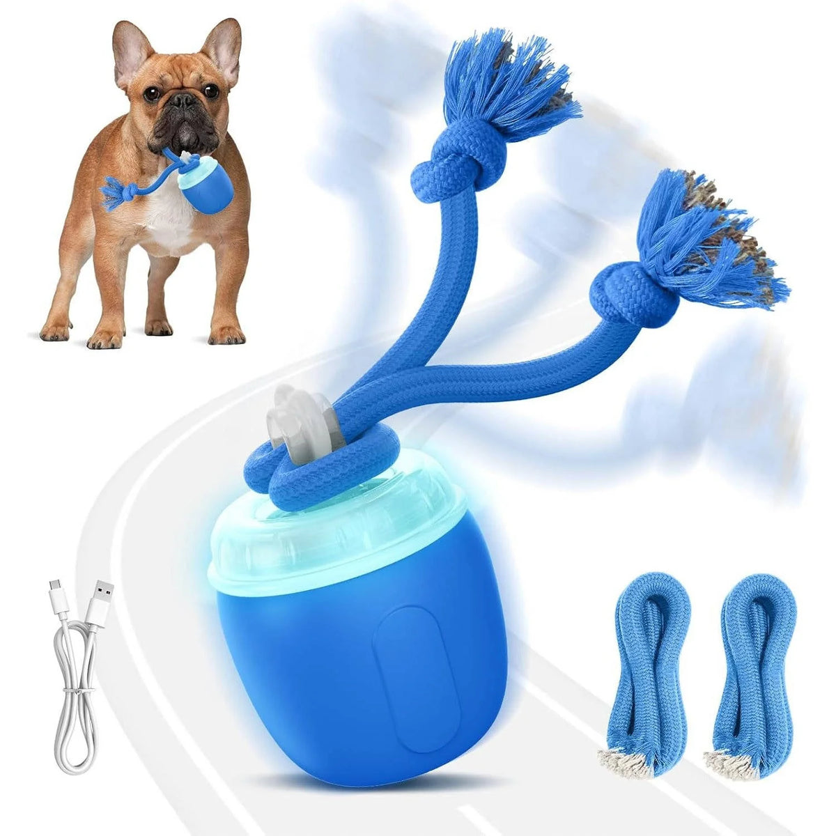Interactive Dog Ball Self-Rolling USB Rechargeable