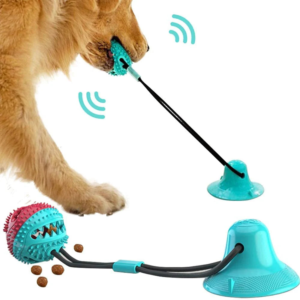 Interactive Dog Ball Teeth-Cleaning & Suction Cup