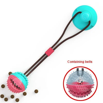 Interactive Dog Ball Teeth-Cleaning & Suction Cup