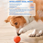 Interactive Dog Toy Unpredictable Motion Rechargeable & Obstacle-Sensing