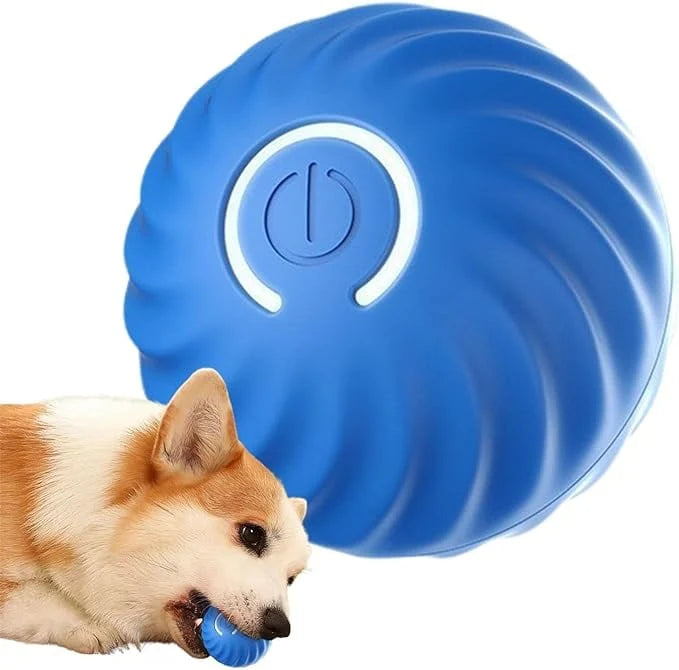 Interactive Dog Toy Unpredictable Motion Rechargeable & Obstacle-Sensing