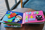 Interactive Felt Book Montessori-Inspired 16 Pages Removable Pieces
