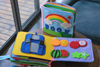 Interactive Felt Book Montessori-Inspired 16 Pages Removable Pieces