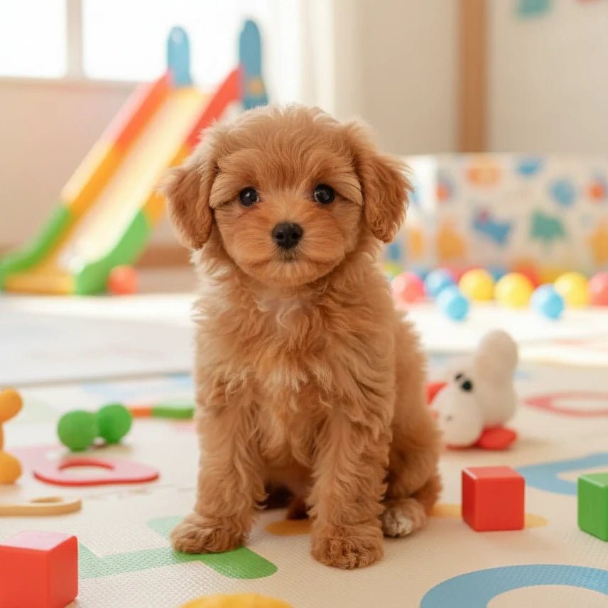 Interactive Plush Dog Toy Gentle Movements Soft Wipeable Surface