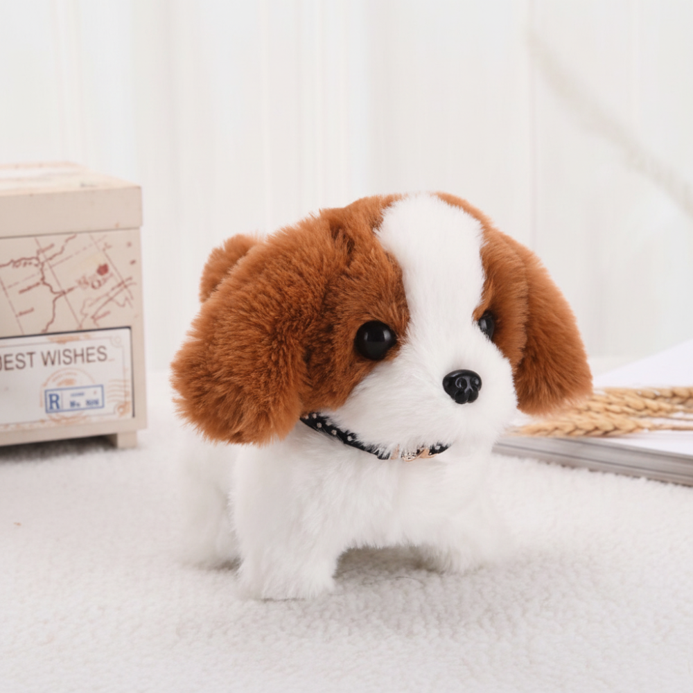Interactive Plush Dog Toy Touch-Responsive Lifelike Motion & Sounds
