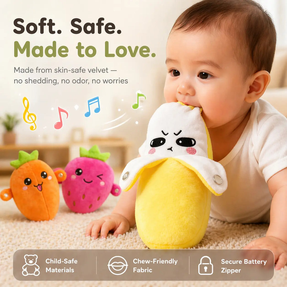 Interactive Plush Toy Battery Operated Sound & Movement