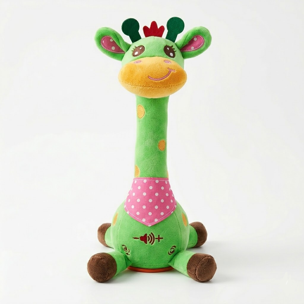 Interactive Plush Toy Sings 60 Rhymes & Mimics Speech