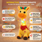 Interactive Plush Toy Sings 60 Rhymes & Mimics Speech