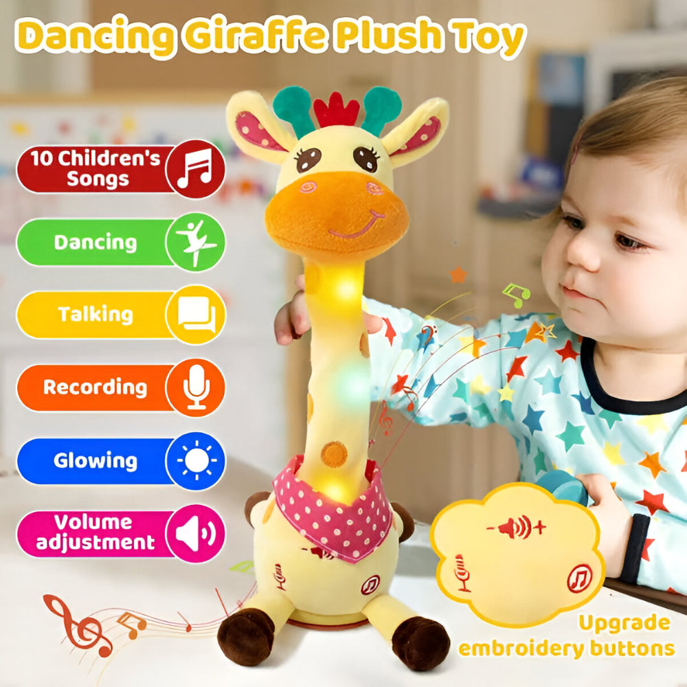 Interactive Plush Toy Sings 60 Rhymes & Mimics Speech