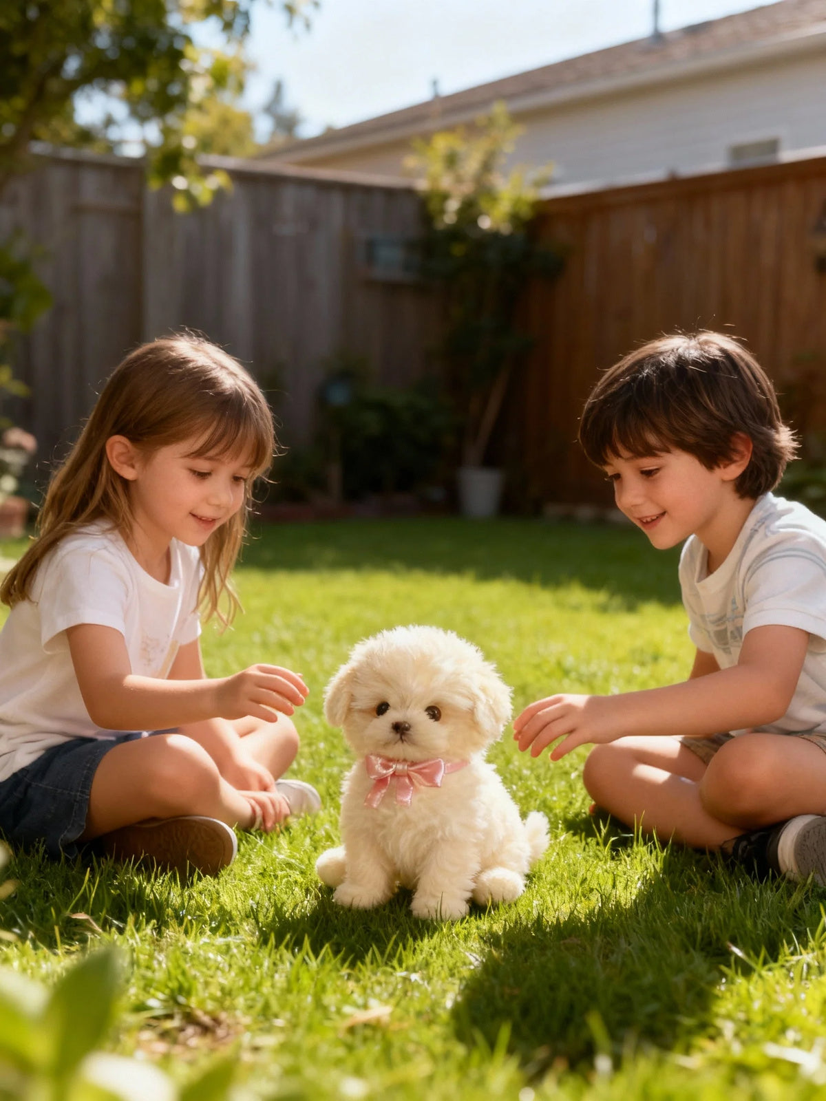 Interactive Robot Dog Walks Barks & Wags Tail