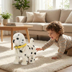 Interactive Robot Puppy Plush Lifelike Walking & Barking