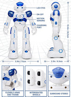 Interactive Robot Toy Gesture & Remote 50 Actions