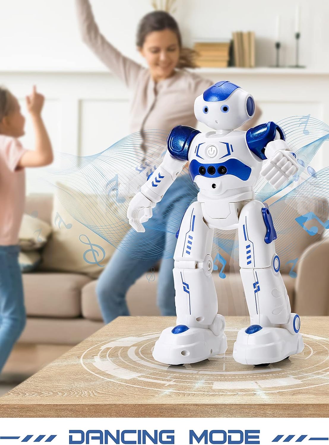 Interactive Robot Toy Programmable 50 Actions Rechargeable