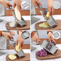 Interchangeable Stainless Steel Multi-Function Vegetable Slicer