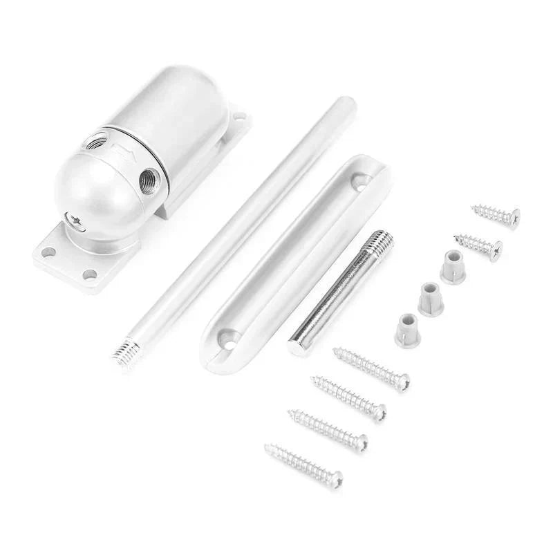 Interior Door Closer Cushioned Quiet Closing Adjustable Speed