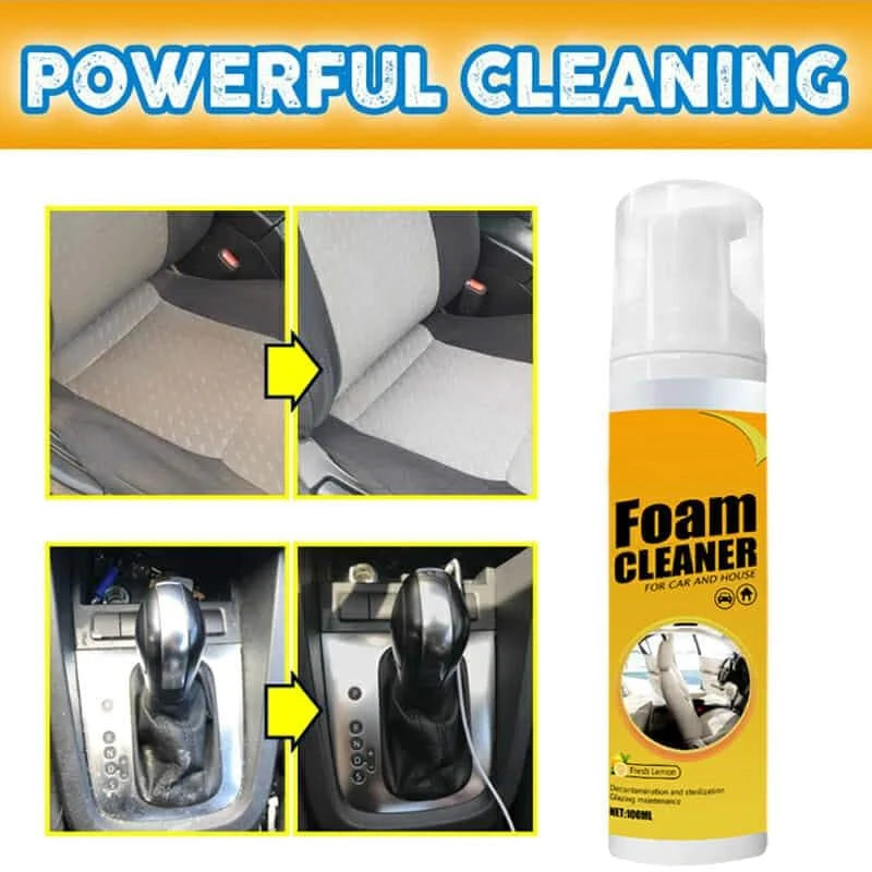 Interior Foam Cleaner Concentrated Safe On Leather & Vinyl