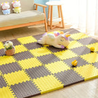 Interlocking Play Tiles Cushioned Non-Slip Water-Resistant Set of 10