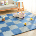 Interlocking Play Tiles Cushioned Non-Slip Water-Resistant Set of 10