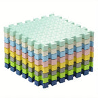Interlocking Play Tiles Cushioned Non-Slip Water-Resistant Set of 10
