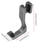 Invisible Zipper Foot Screw-Adjusted Width Grooved Guides