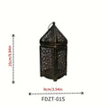 Iron Middle Eastern Openwork Candle Holder (Fits Tealight & Stick Candles)