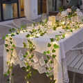Ivy Garland Realistic Leaves Warm White LEDs Battery-Operated
