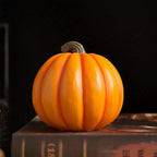 Jack O'Lantern Ornament Realistic Carved Resin Skull Insert