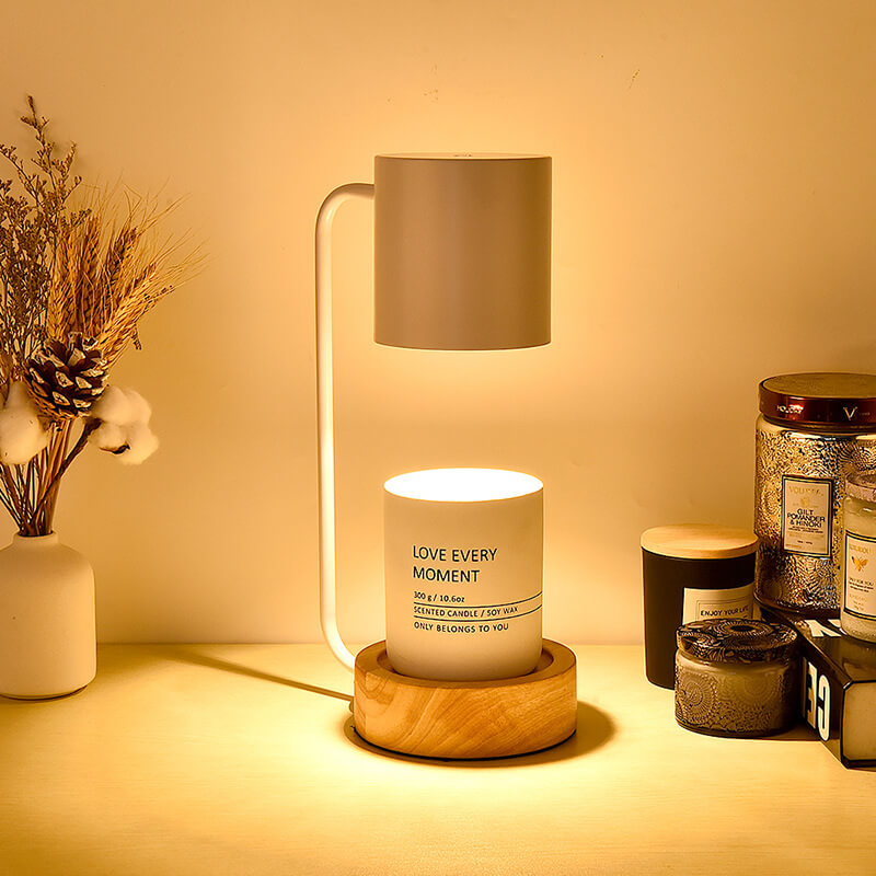 Japanese Minimalist Wood Table Lamp (Timer & Dimmer)