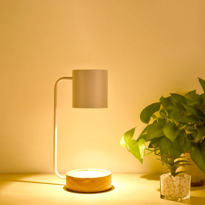 Japanese Minimalist Wood Table Lamp (Timer & Dimmer)