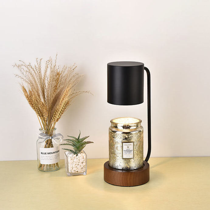 Japanese Minimalist Wood Table Lamp (Timer & Dimmer)