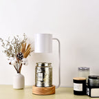 Japanese Minimalist Wood Table Lamp (Timer & Dimmer)
