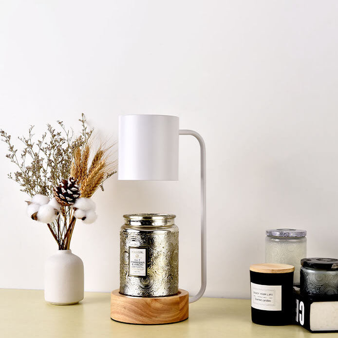 Japanese Minimalist Wood Table Lamp (Timer & Dimmer)