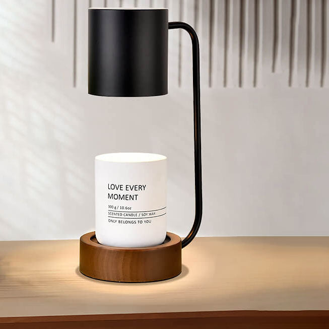 Japanese Minimalist Wood Table Lamp (Timer & Dimmer)