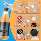 Jar & Bottle Opener Adjustable Ergonomic Non-Slip Stainless Steel