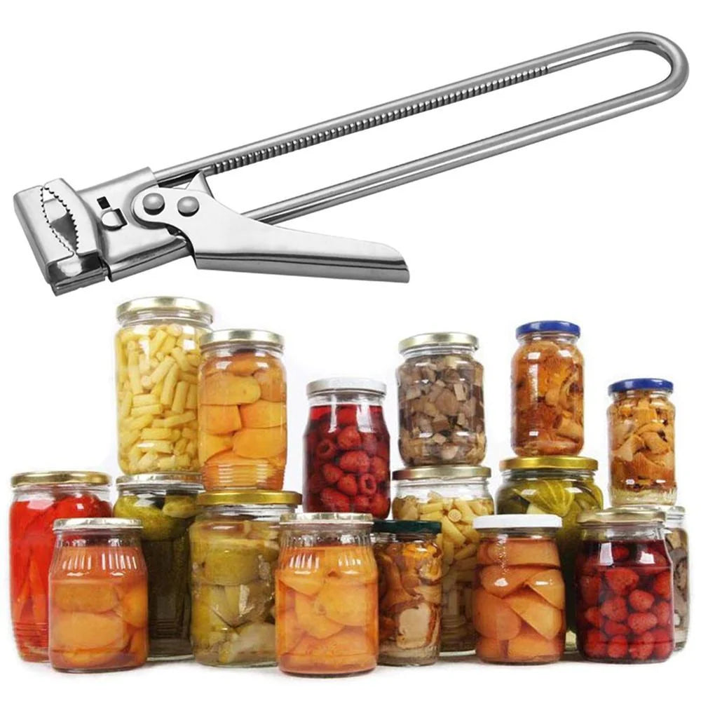 Jar & Bottle Opener Adjustable Ergonomic Non-Slip Stainless Steel