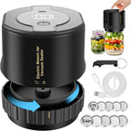 Jar Vacuum Sealer One-Touch Rechargeable Fits 3.4 Inch Jars