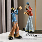 Jazz Figurine Durable Resin Intricate Detailing