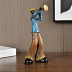 Jazz Figurine Durable Resin Intricate Detailing