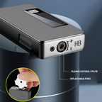 Jet Lighter Solar Charging & LED Light Metal Body