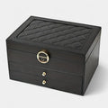 Jewelry Box Multi-Layer Leather Soft Interior