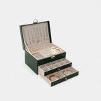 Jewelry Box Multi-Layer Leather Soft Interior