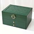 Jewelry Box Multi-Layer Soft-Lined Multiple Compartments